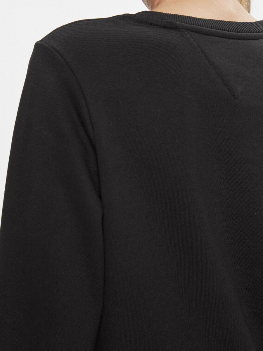 detail Tommy Jeans dámská černá mikina