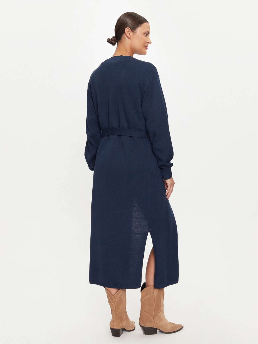 detail Tommy Jeans dámský tmavě modrý svetr