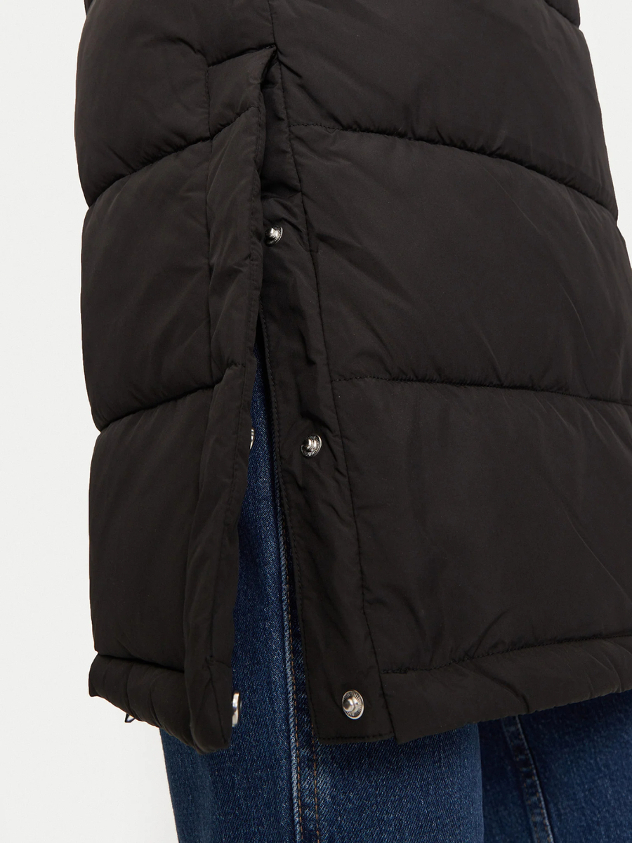 detail Tommy Jeans dámská černá bunda