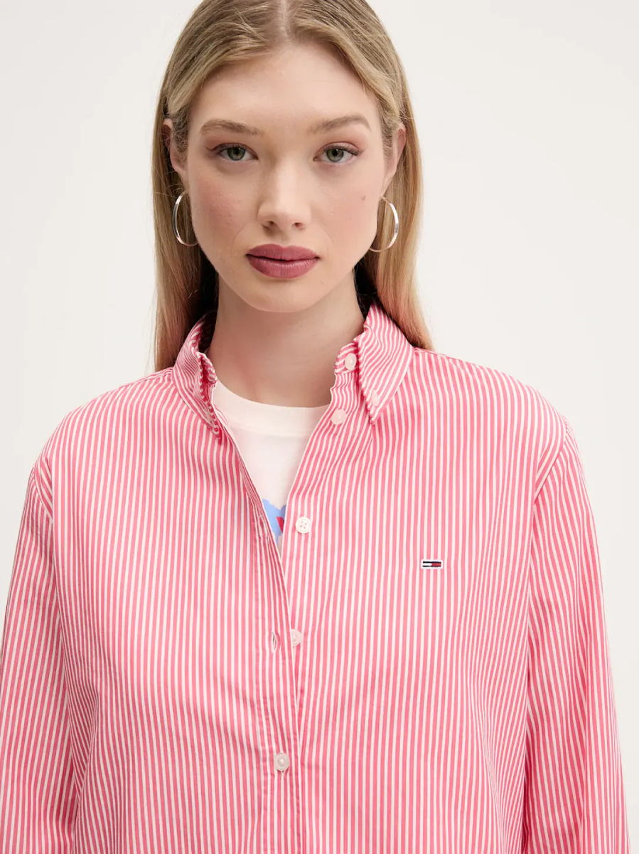 detail TJW REG PINSTRIPE POPLIN SHIRT