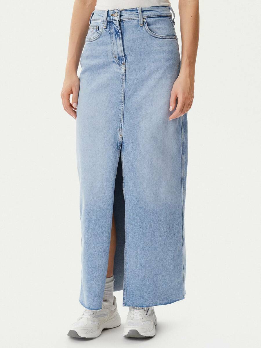 detail Tommy Jeans dámská džínová sukně