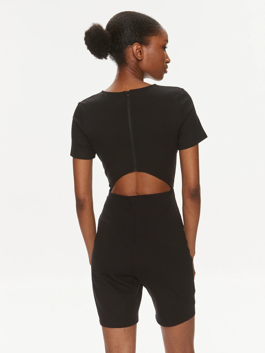 detail Calvin Klein dámský černý overal