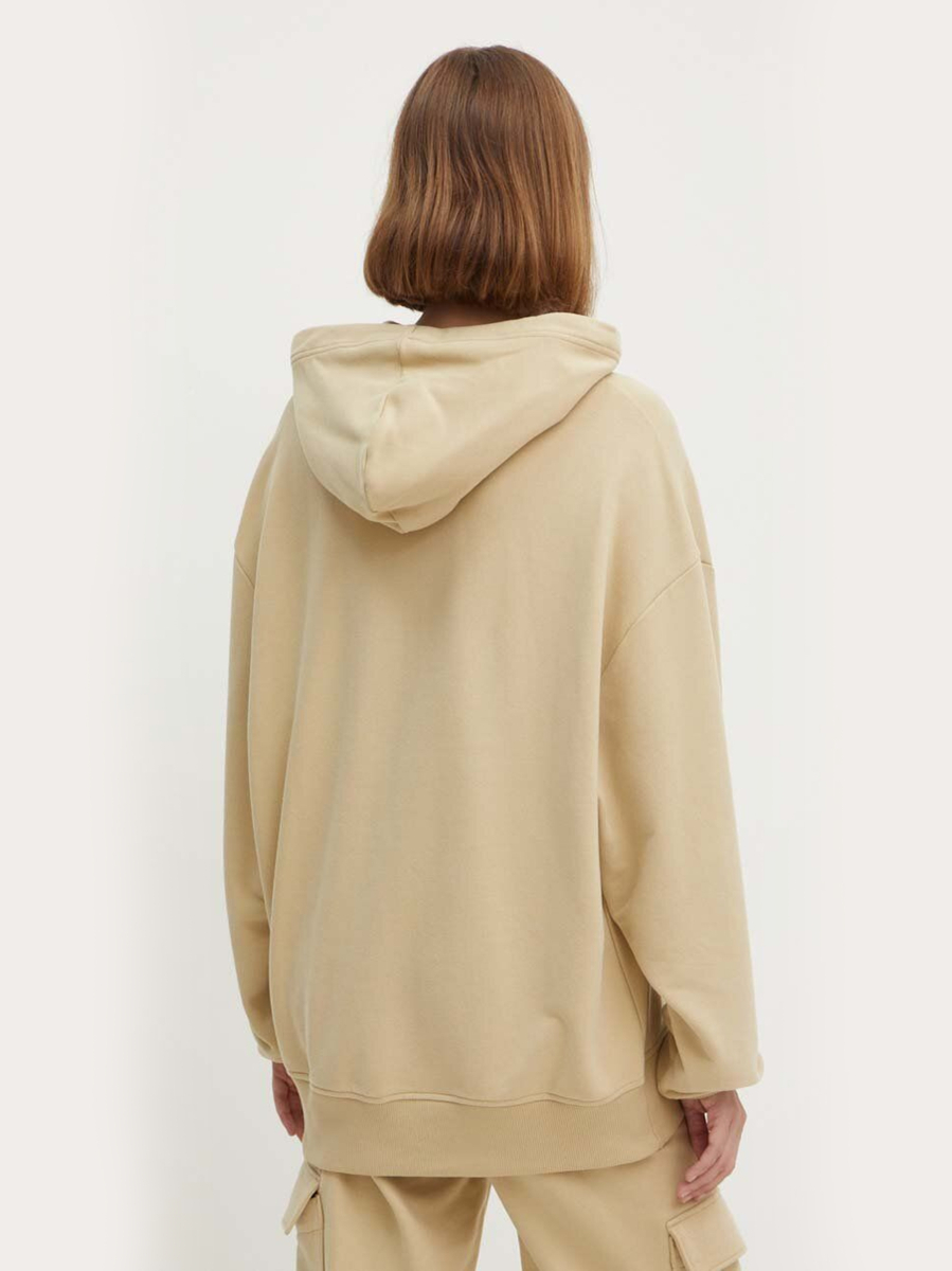 detail Calvin Klein dámská béžová mikina