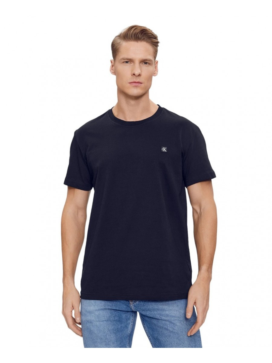 detail Calvin Klein pánské tmavě modré tričko