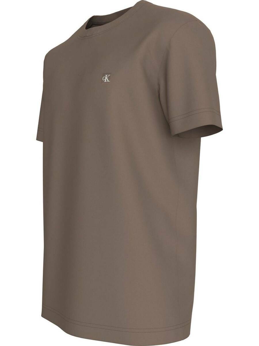 detail Calvin Klein pánské světle hnědé tričko
