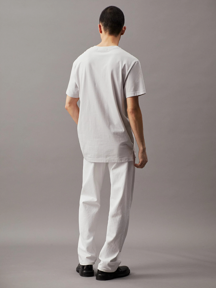 detail Calvin Klein pánské šedé tričko