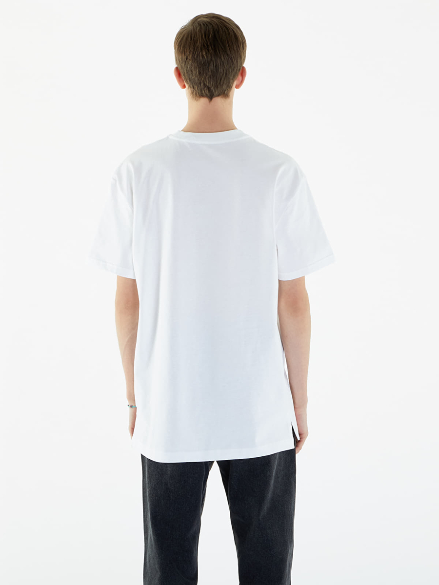 detail Calvin Klein pánské bílé tričko