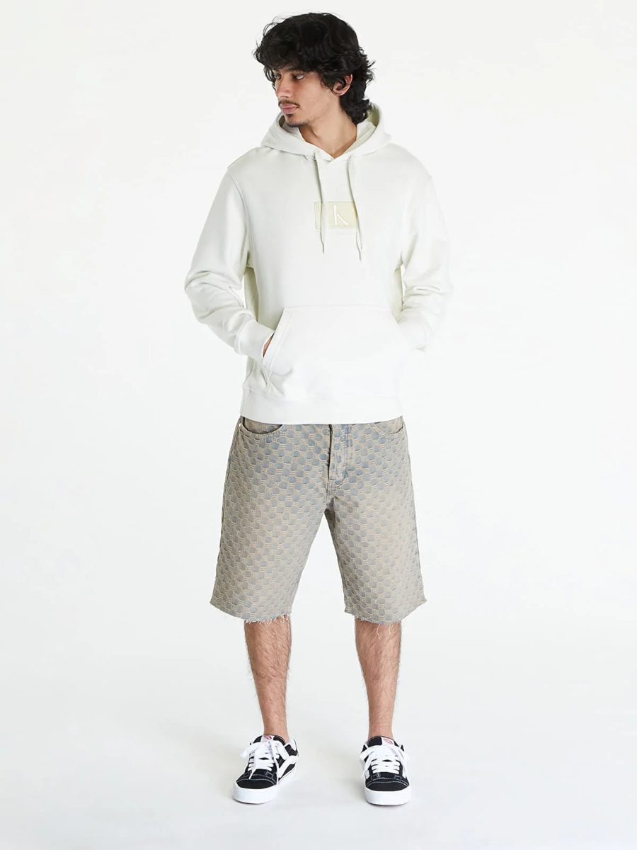 detail Calvin Klein pánská světle zelená mikina