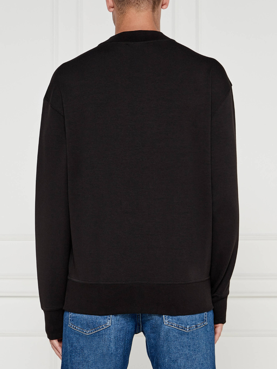 detail Calvin Klein pánská černá mikina