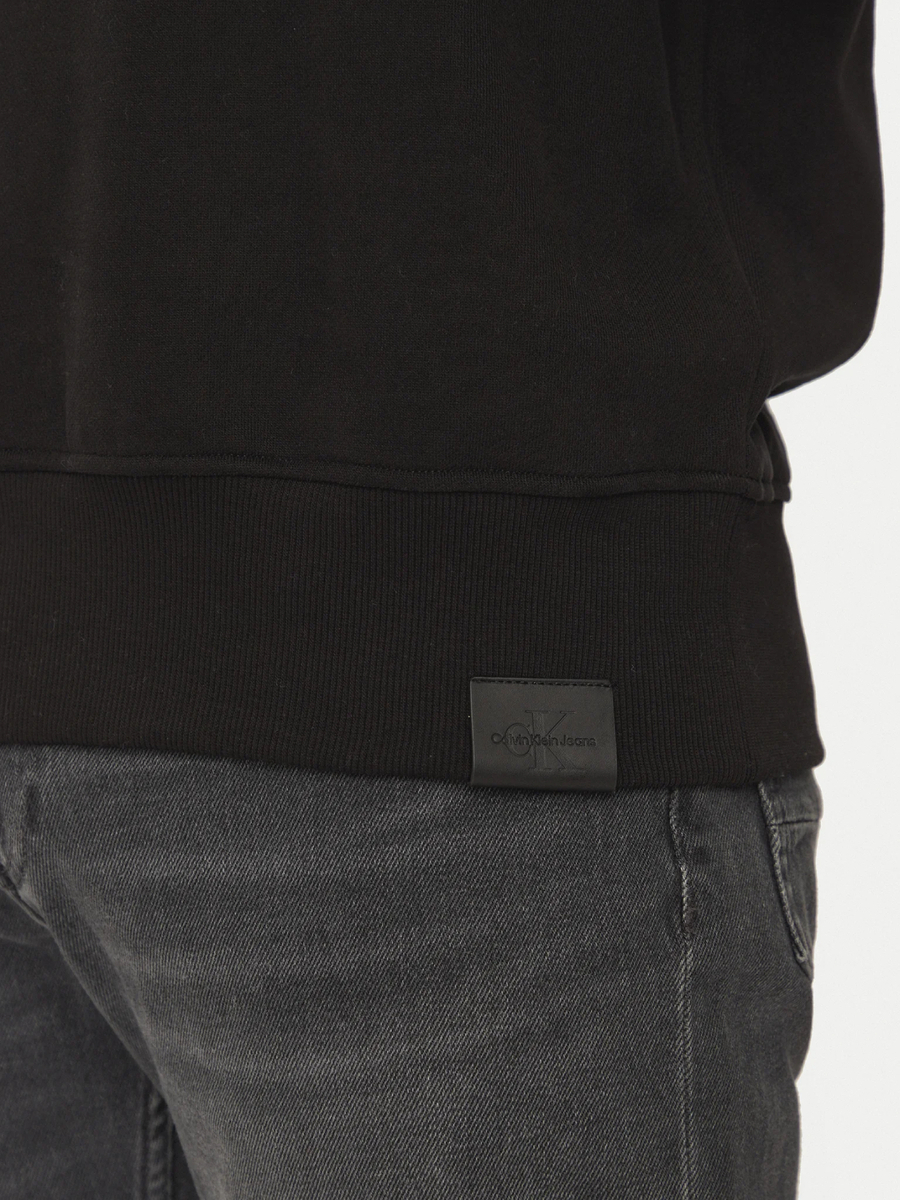 detail Calvin Klein pánská černá mikina