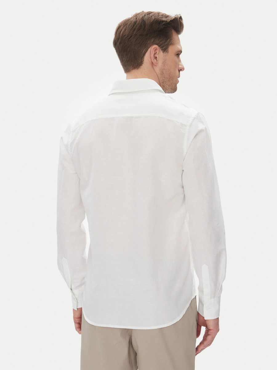 detail Calvin Klein pánská bílá košile