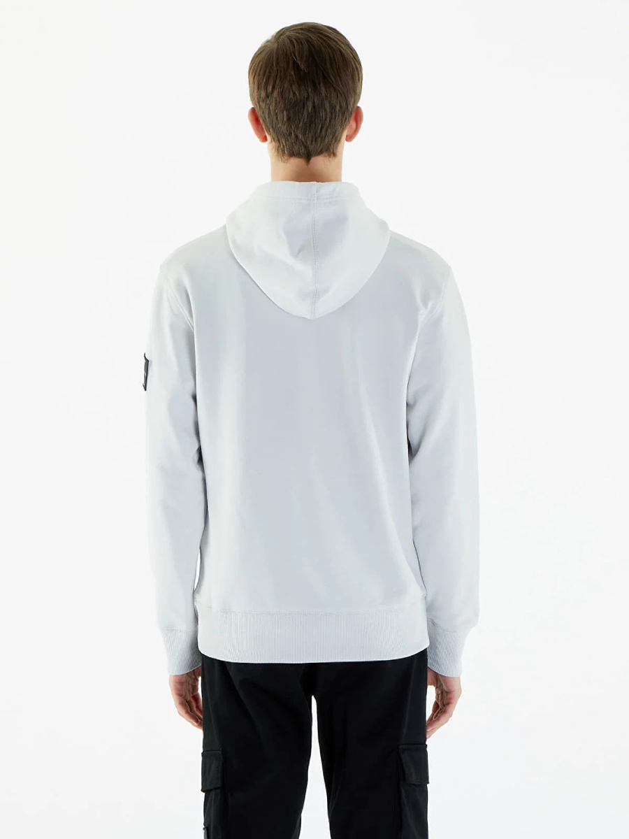 detail Calvin Klein pánská šedá mikina