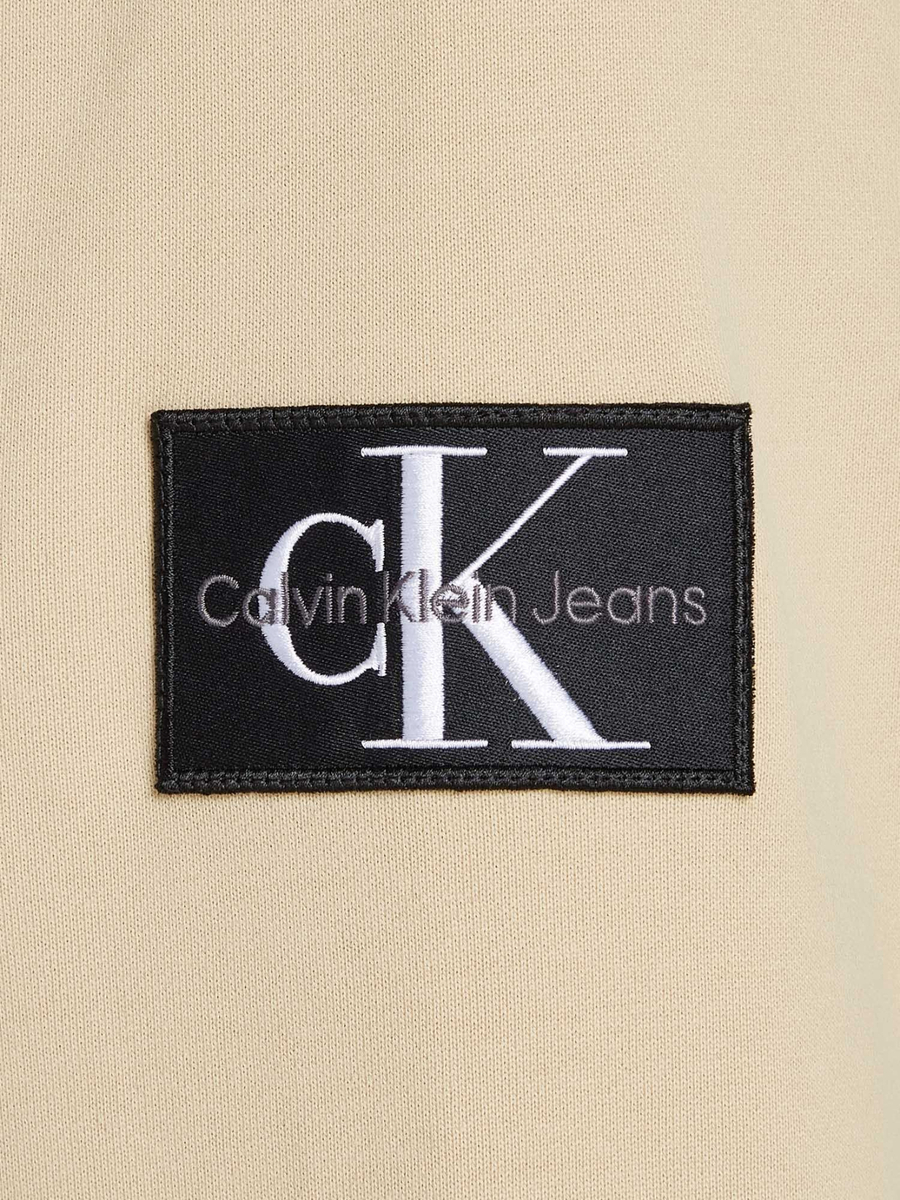 detail Calvin Klein pánská béžová mikina