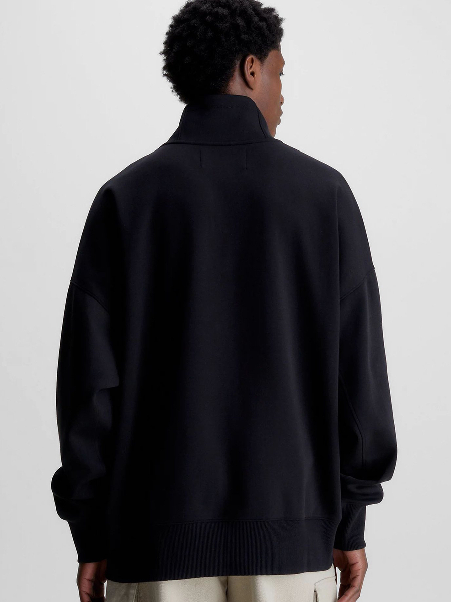 detail Calvin Klein pánská černá mikina