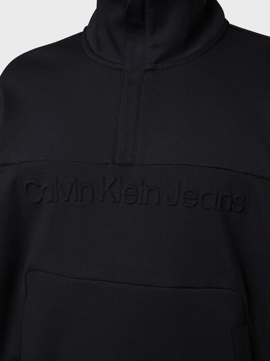 detail Calvin Klein pánská černá mikina