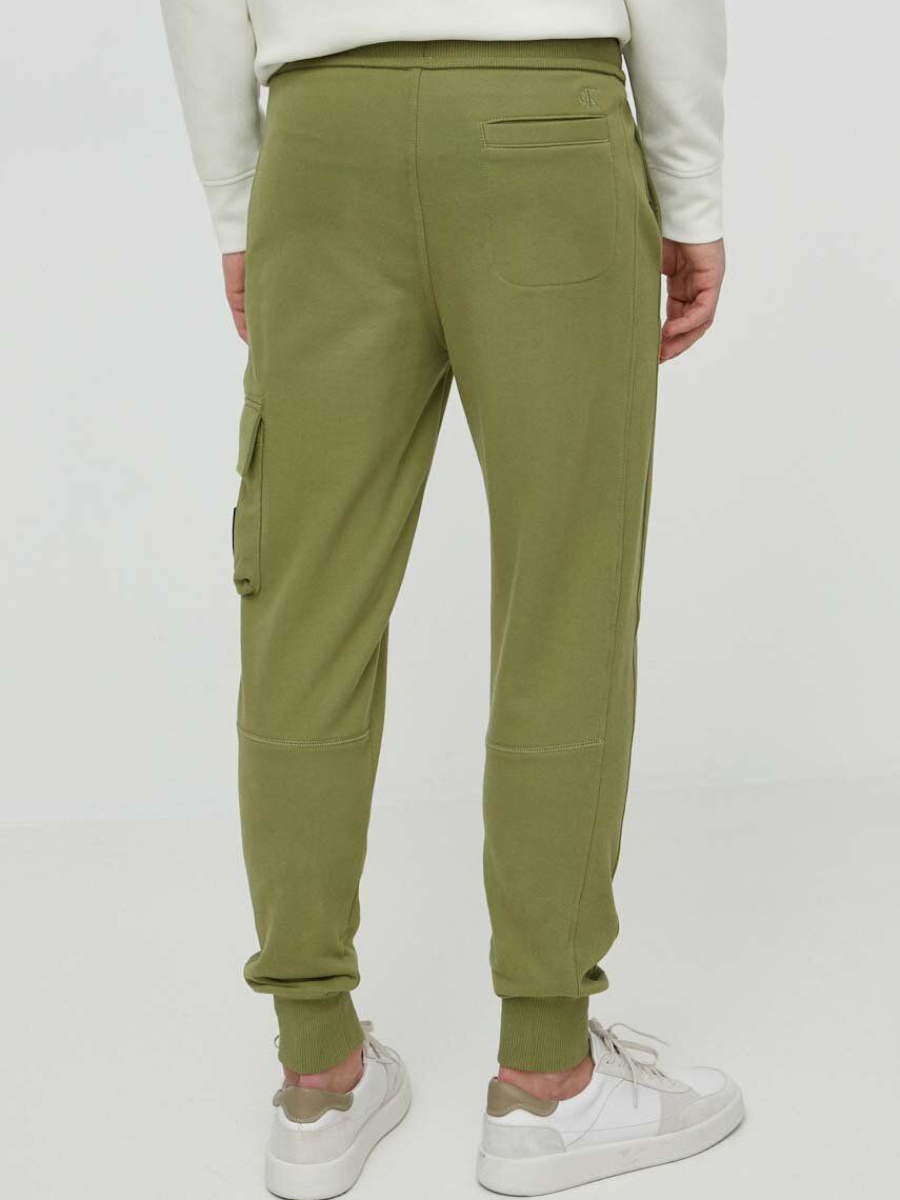 detail Calvin Klein pánské khaki zelené tepláky