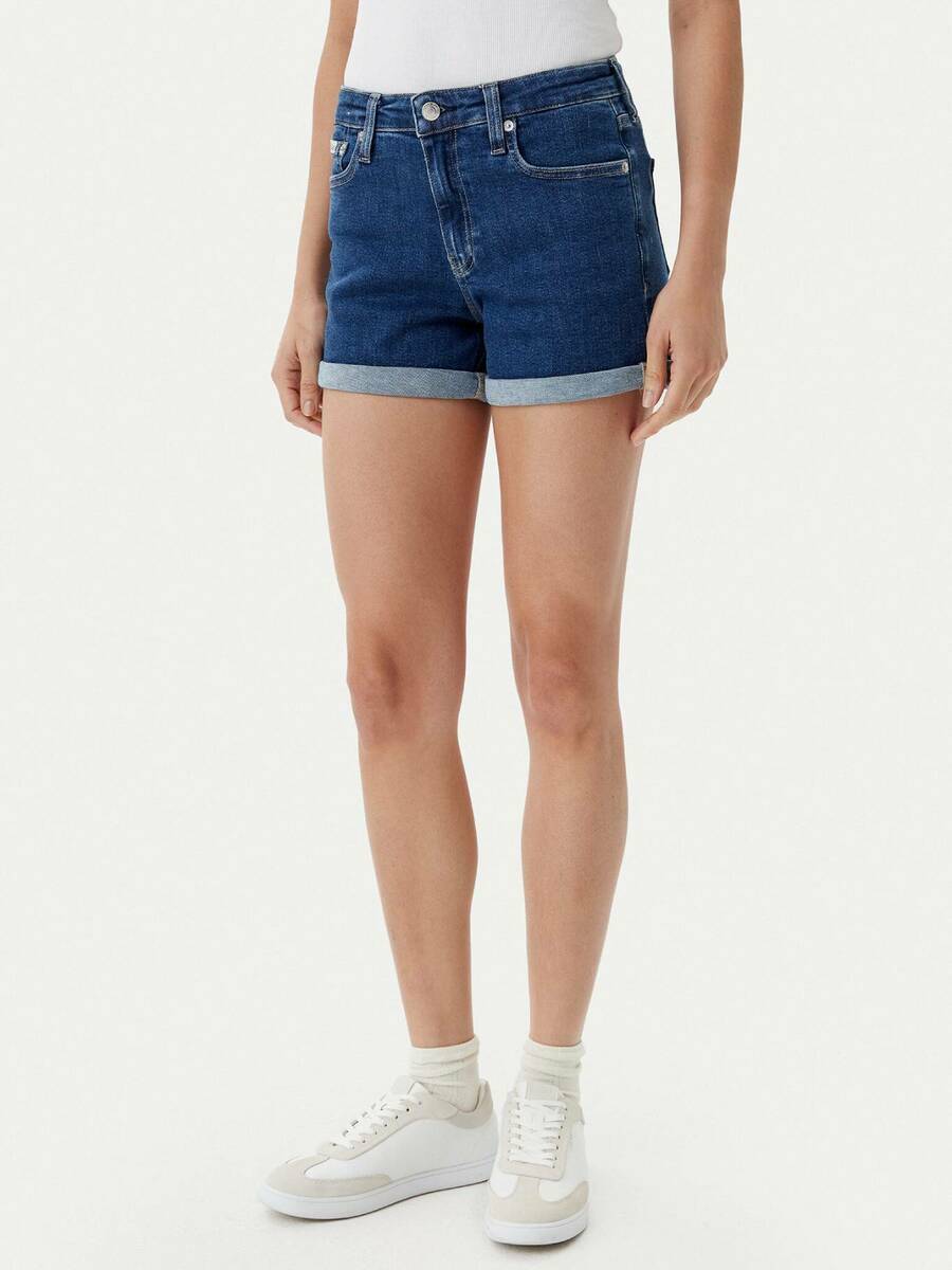 detail Calvin Klein dámské džínové šortky