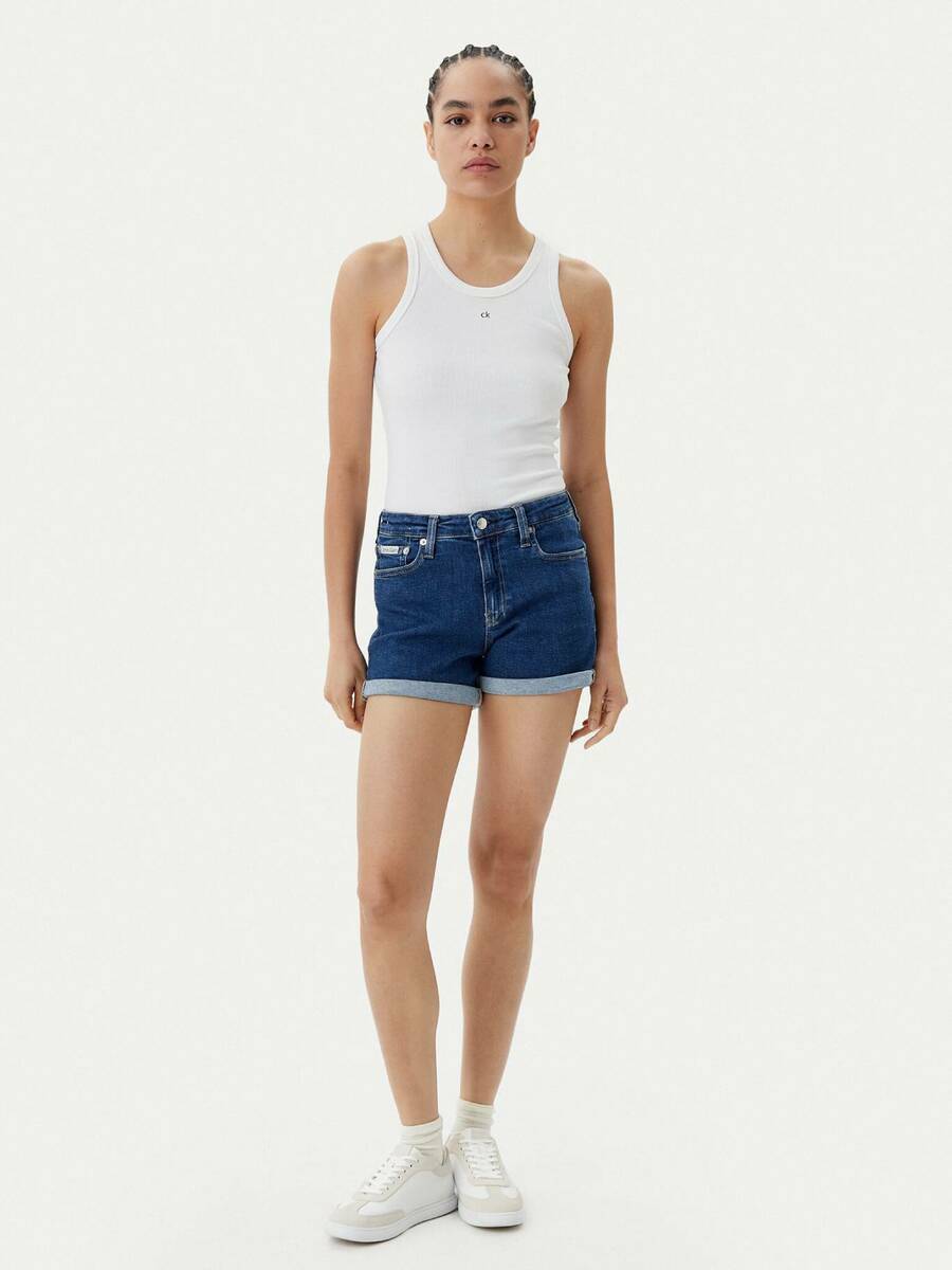 detail Calvin Klein dámské džínové šortky