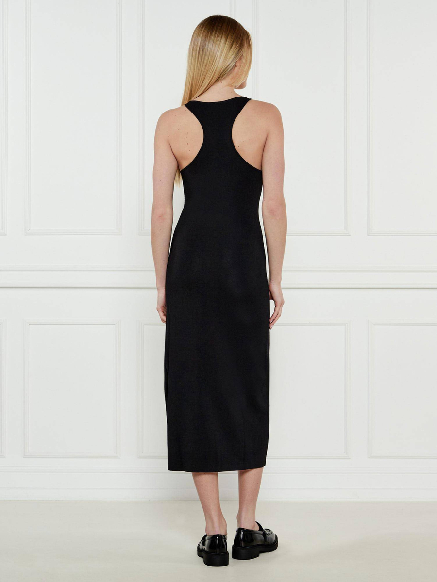 detail Calvin Klein dámské černé šaty