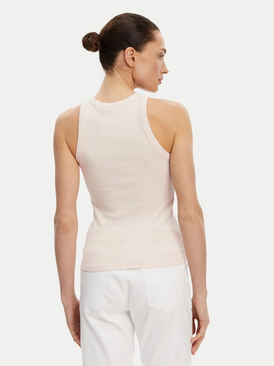 detail Calvin Klein dámské růžové tílko
