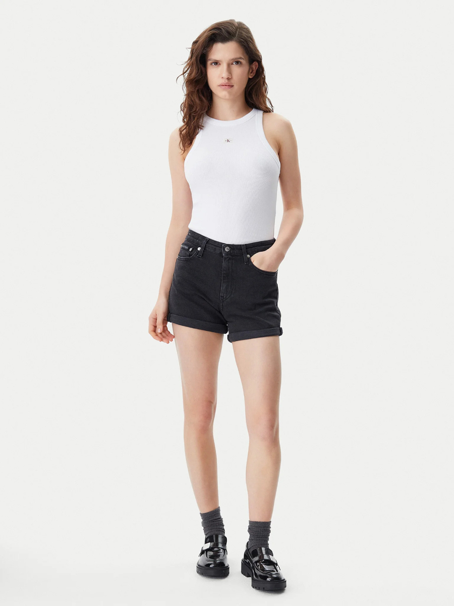 detail Calvin Klein dámské bílé tílko