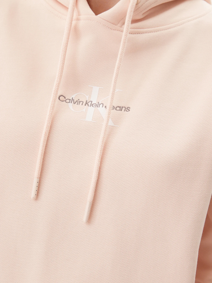 detail Calvin Klein dámská světle růžová mikina