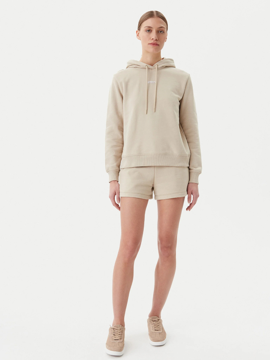 detail Calvin Klein dámská béžová mikina