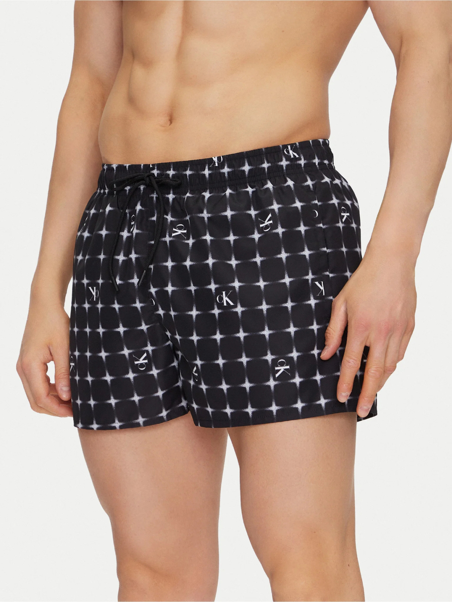 detail Calvin Klein pánské černé plavky