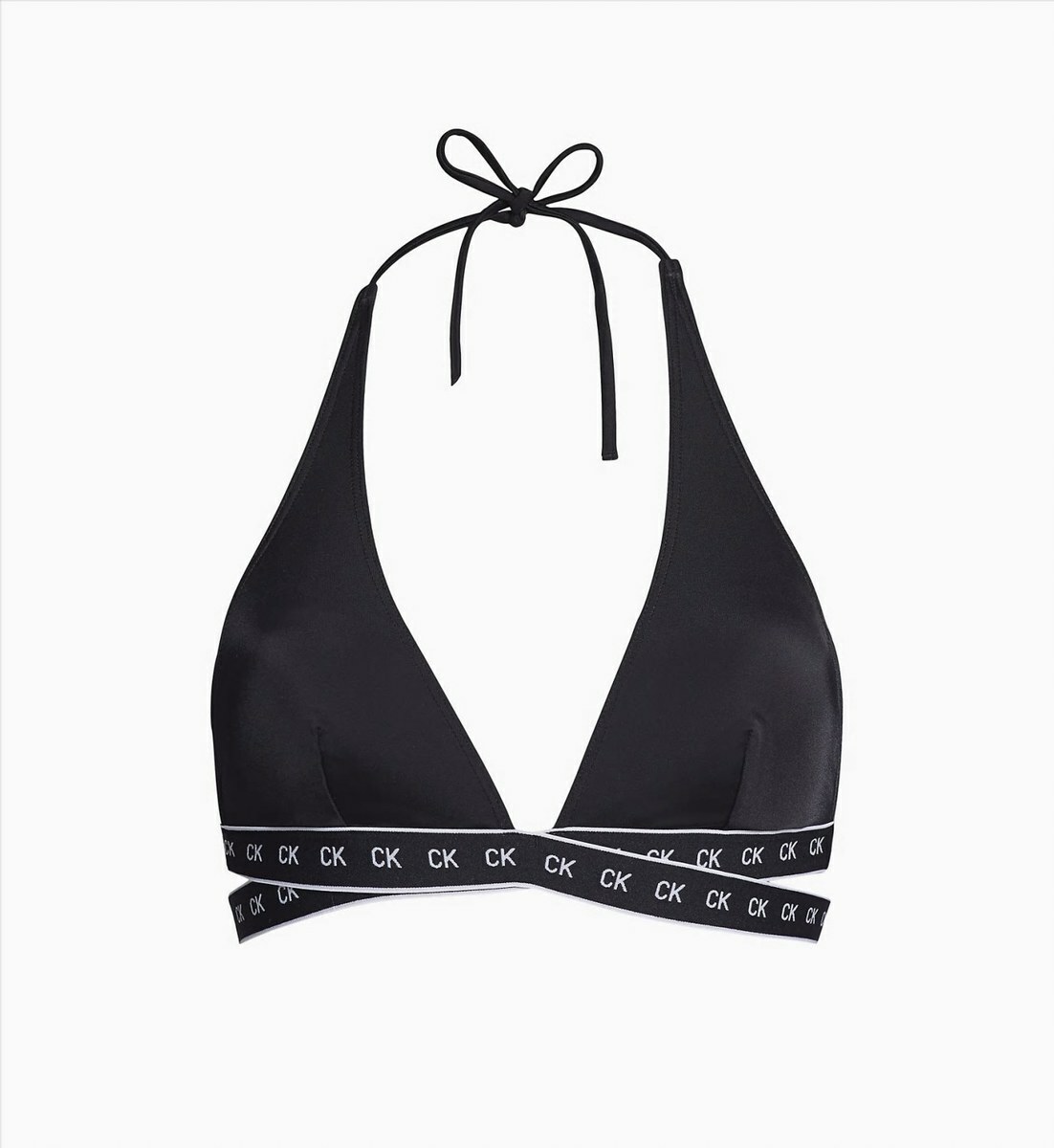 detail Calvin Klein černá plavková podprsenka
