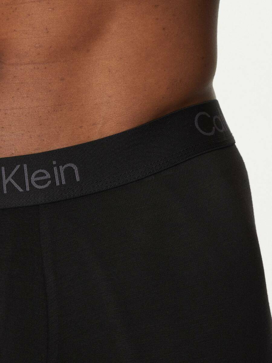 detail Calvin Klein pánské černé boxerky 3 pack