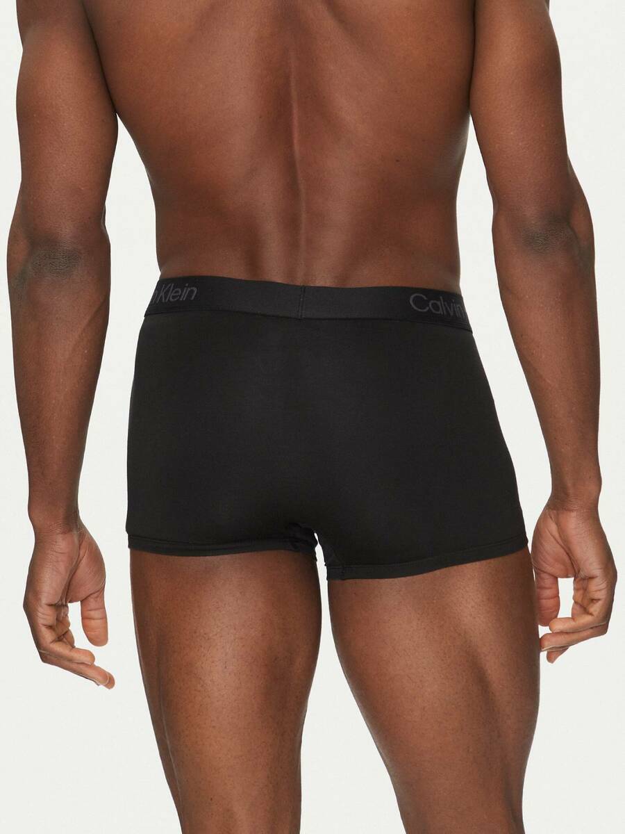 detail Calvin Klein pánské černé boxerky 3 pack
