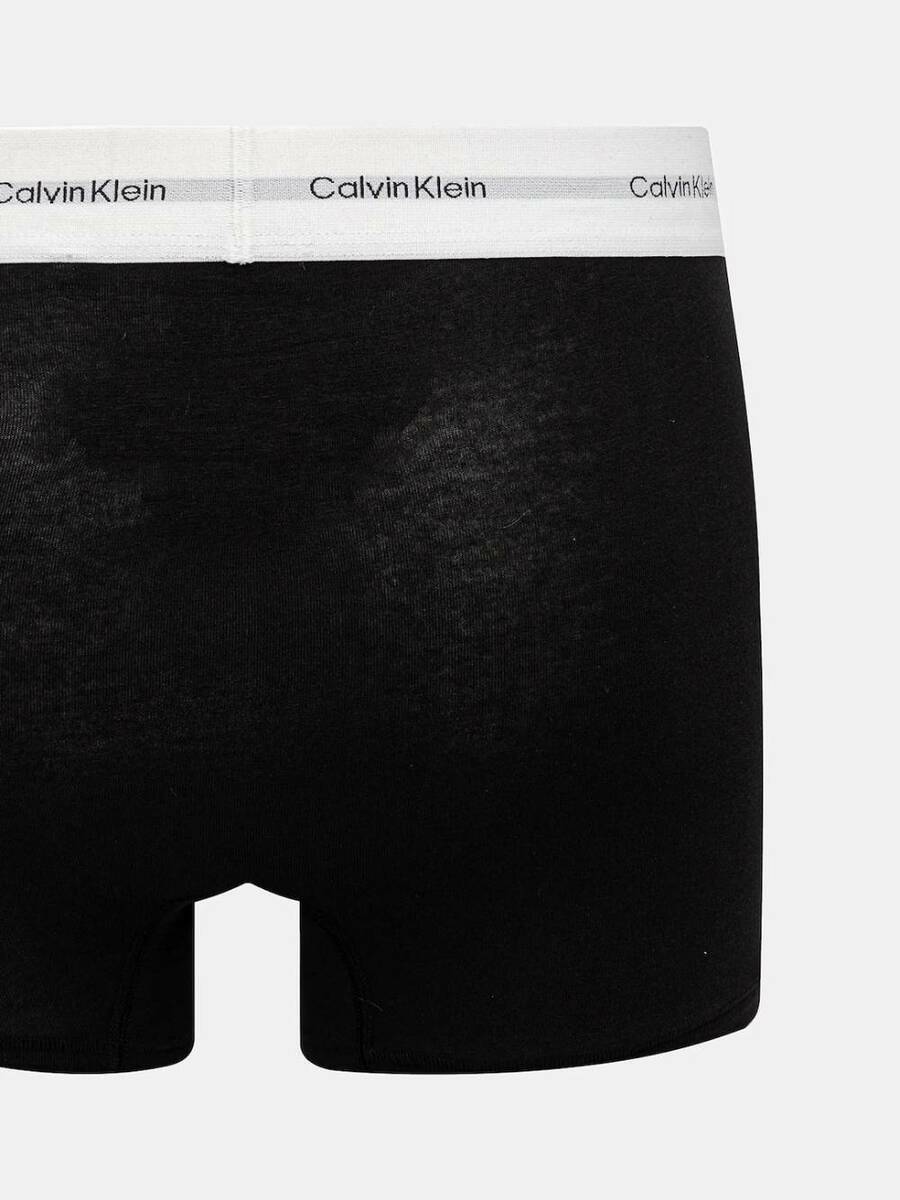 detail Calvin Klein pánské černé boxerky 3 pack