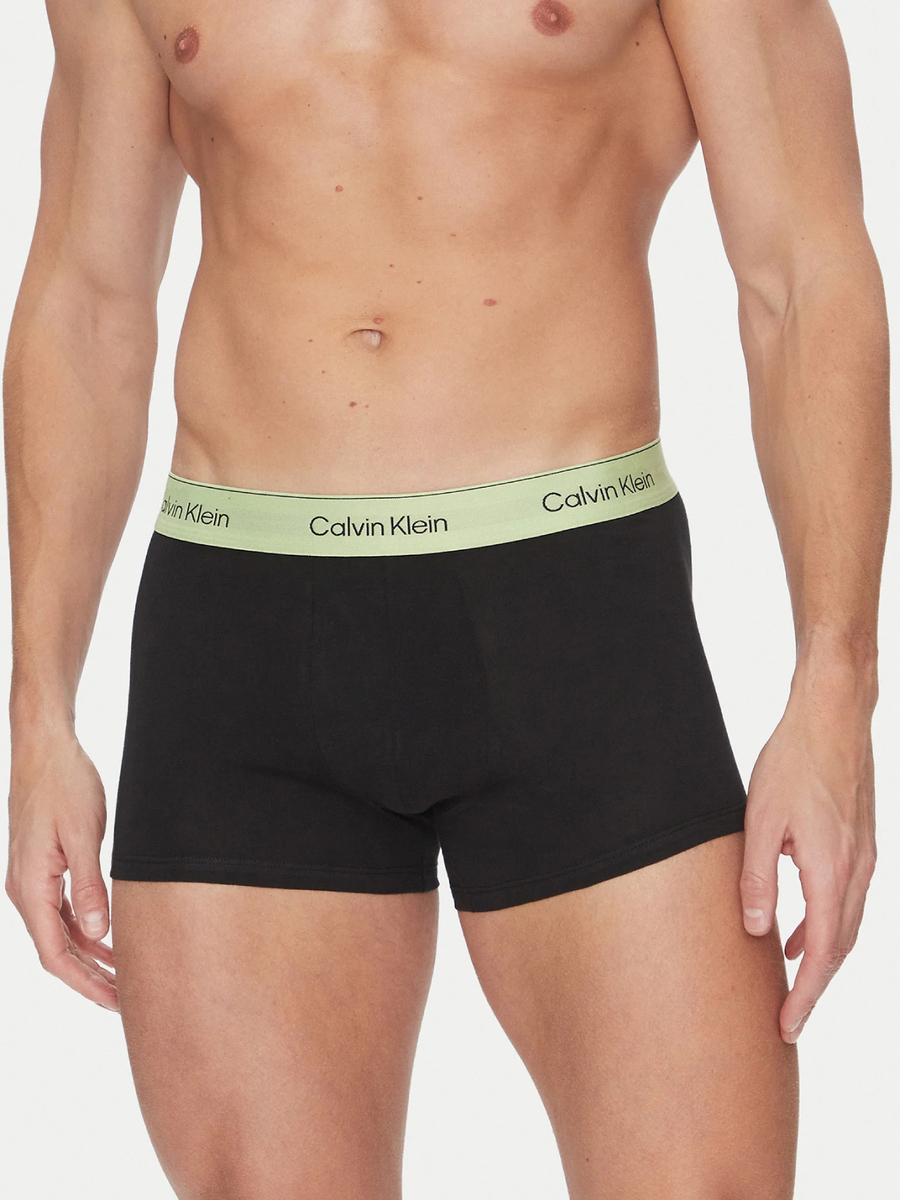 detail Calvin Klein pánské černé boxerky 3 pack