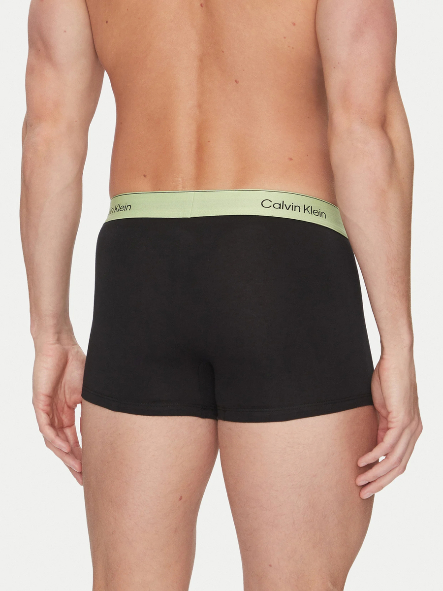 detail Calvin Klein pánské černé boxerky 3 pack
