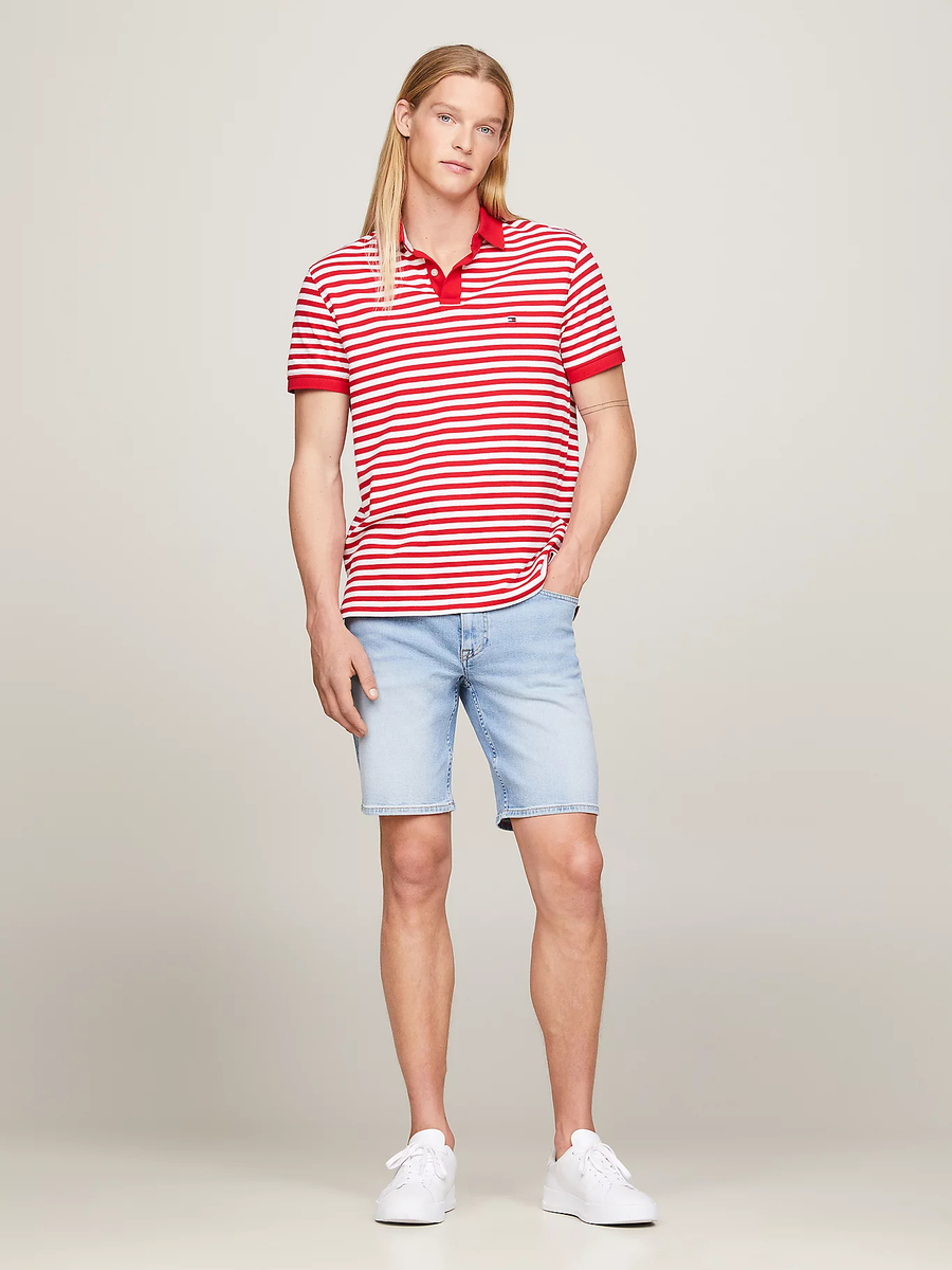 detail Tommy Hilfiger pánské riflové šortky