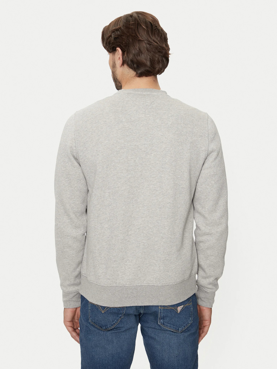 detail Tommy Hilfiger pánská šedá mikina