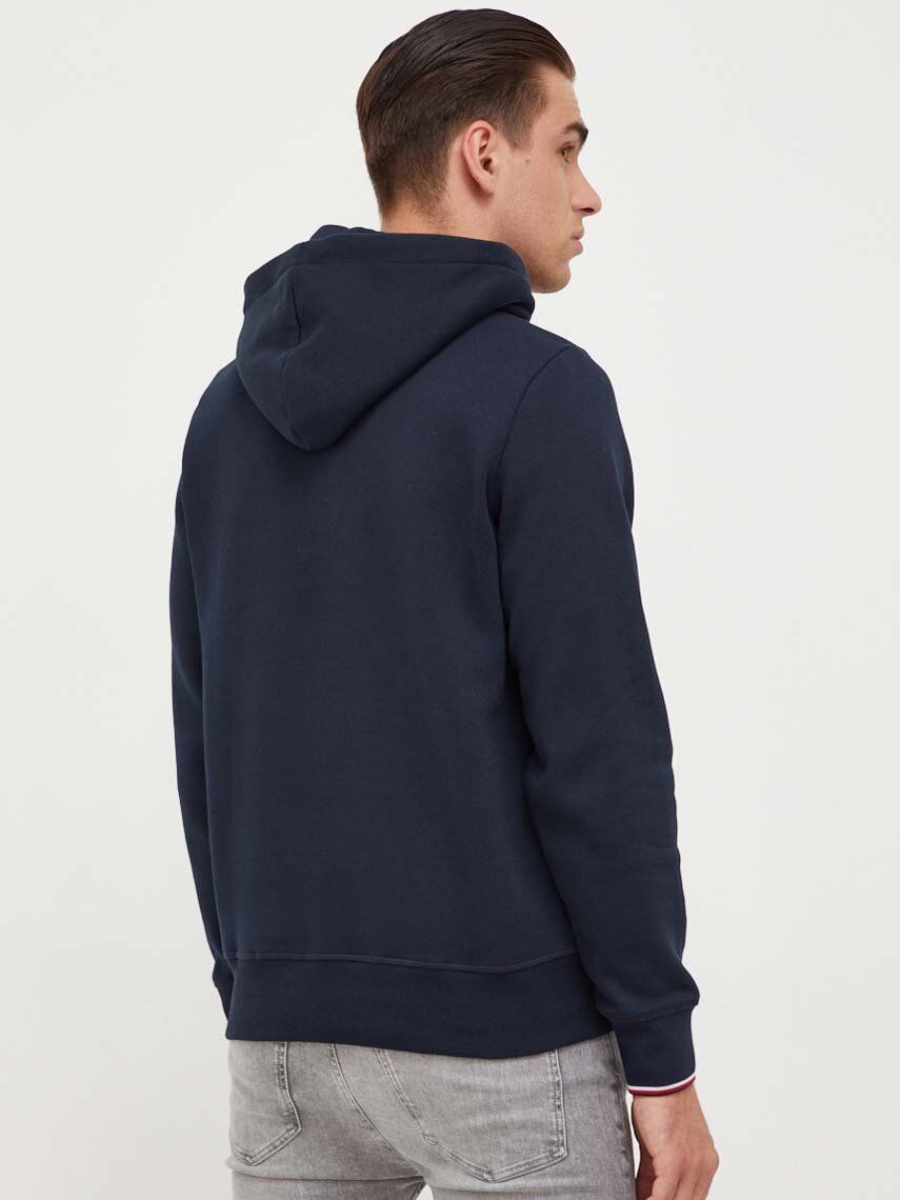 detail Tommy Hilfiger pánská tmavě modrá mikina