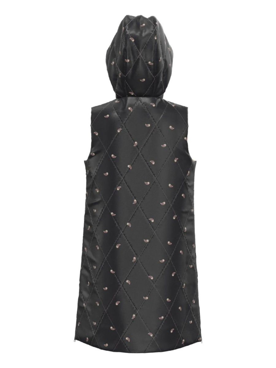 detail Pepe Jeans dámská černo-béžová Rosen vesta