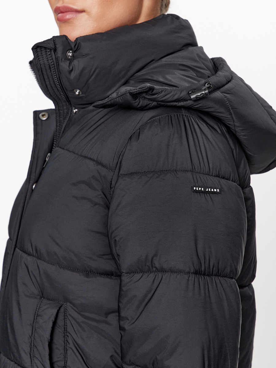 detail Pepe Jeans dámská černá bunda