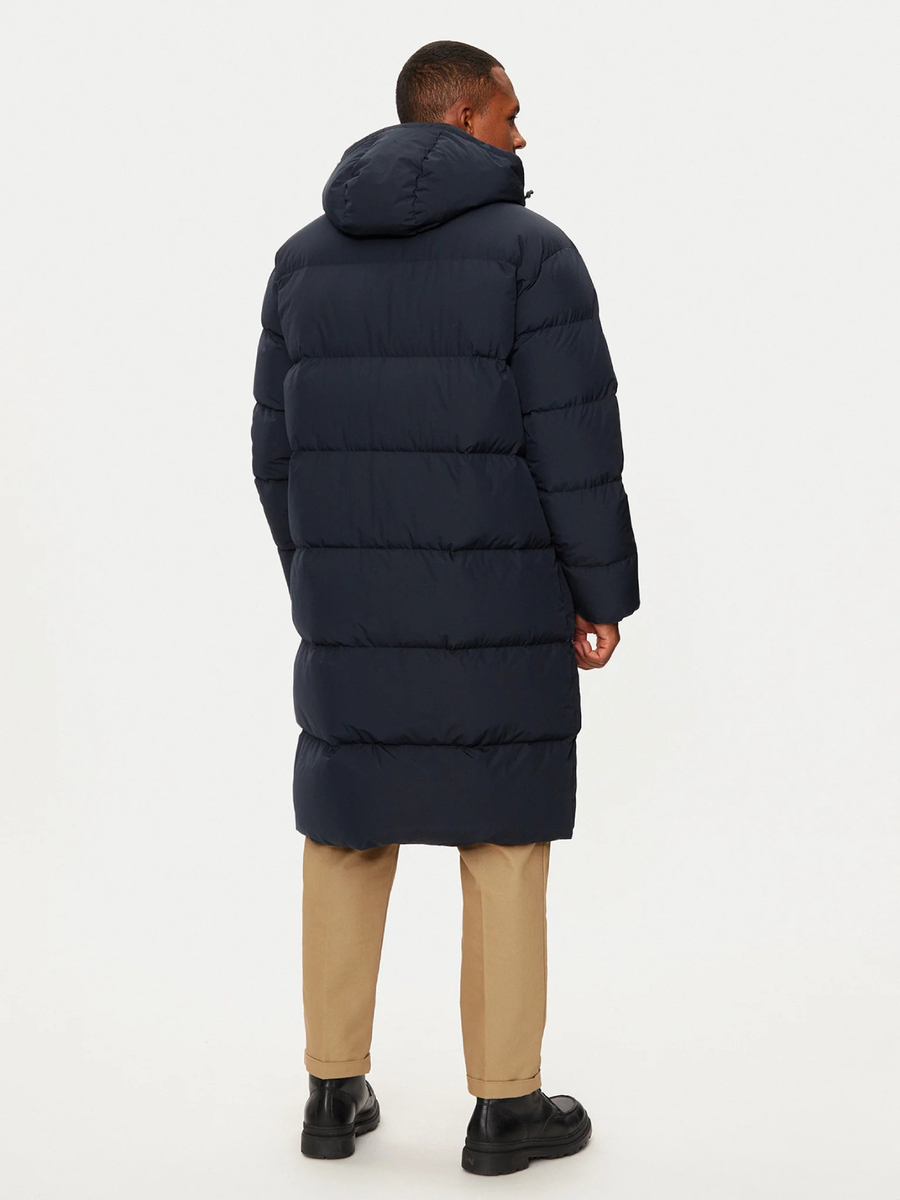 detail Tommy Hilfiger pánská tmavě modrá bunda