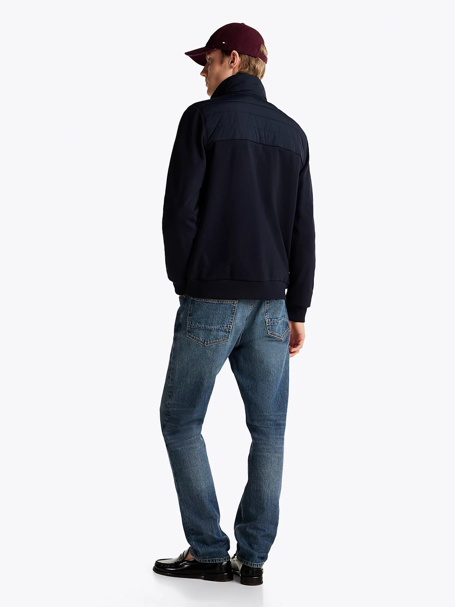 detail Tommy Hilfiger pánská tmavě modrá mikina