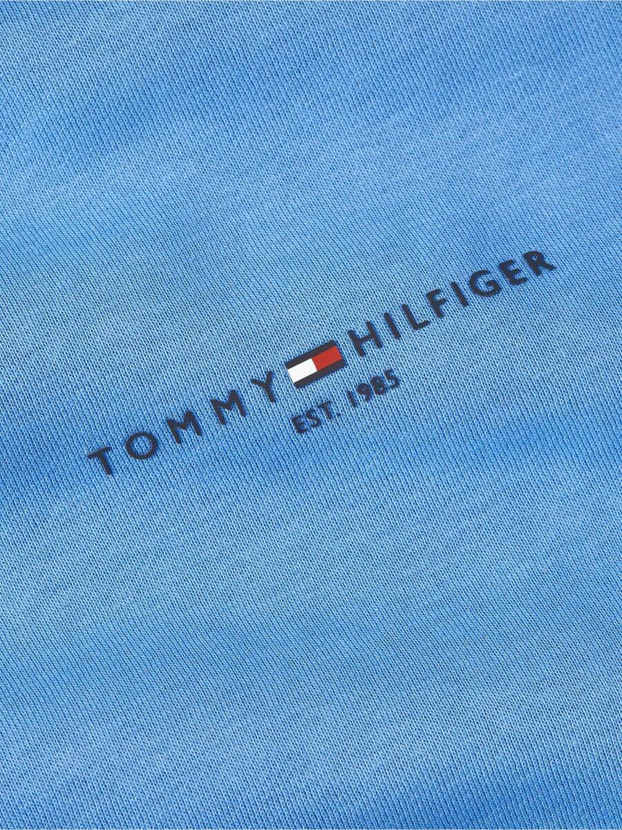 detail Tommy Hilfiger pánská modrá mikina