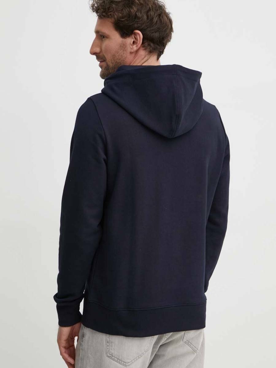 detail Tommy Hilfiger pánská tmavě modrá mikina