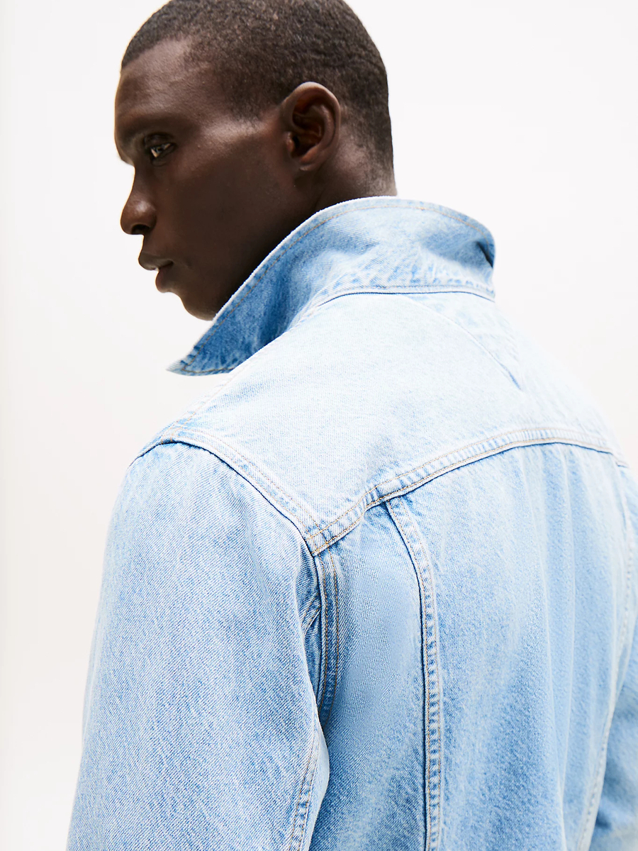 detail Tommy Hilfiger pánská džínová bunda