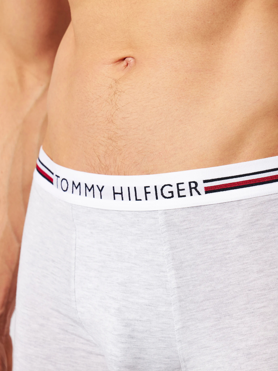 detail Tommy Hilfiger pánské šedé boxerky