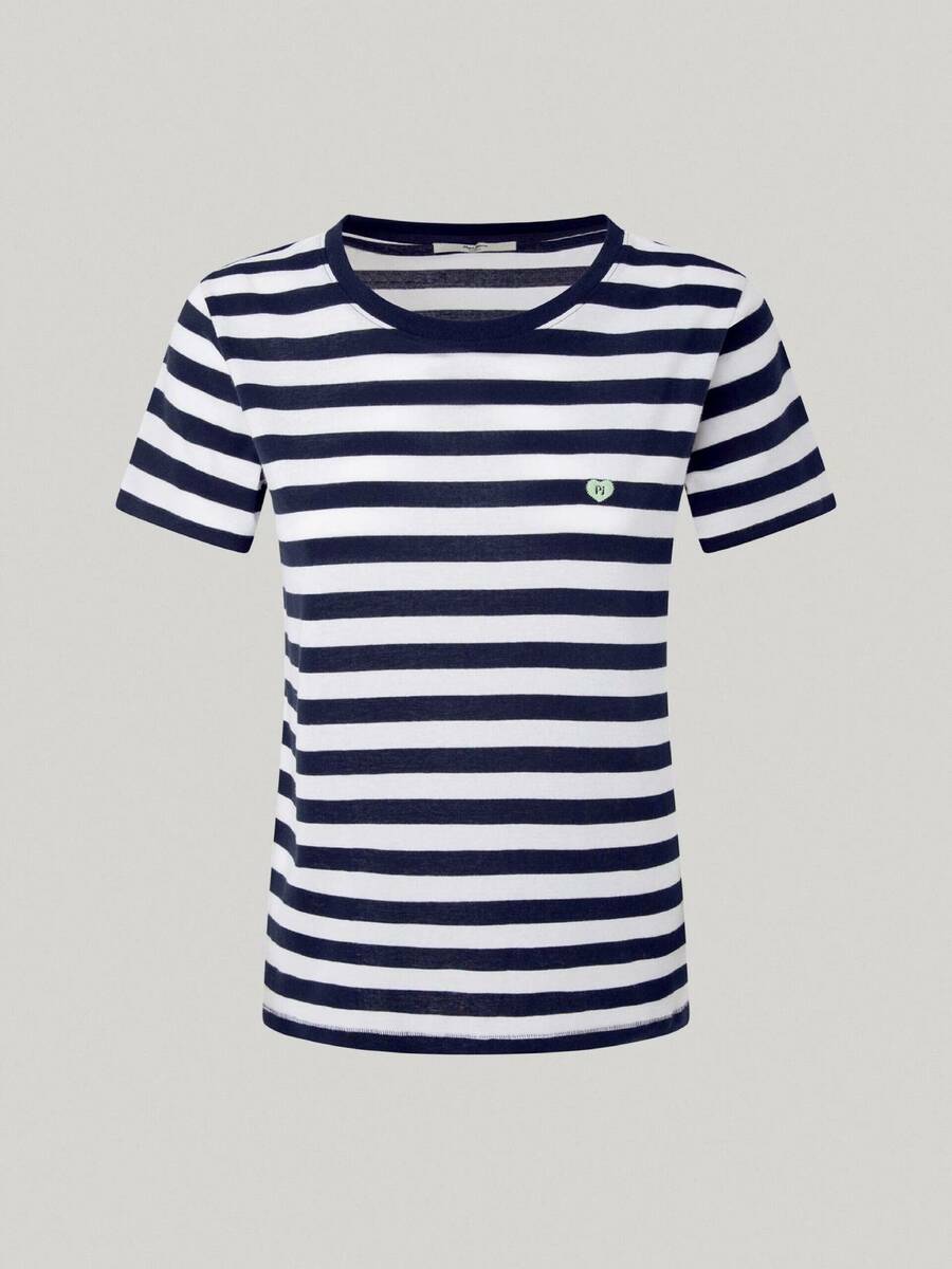 detail Pepe Jeans dámské pruhované tričko Jinx