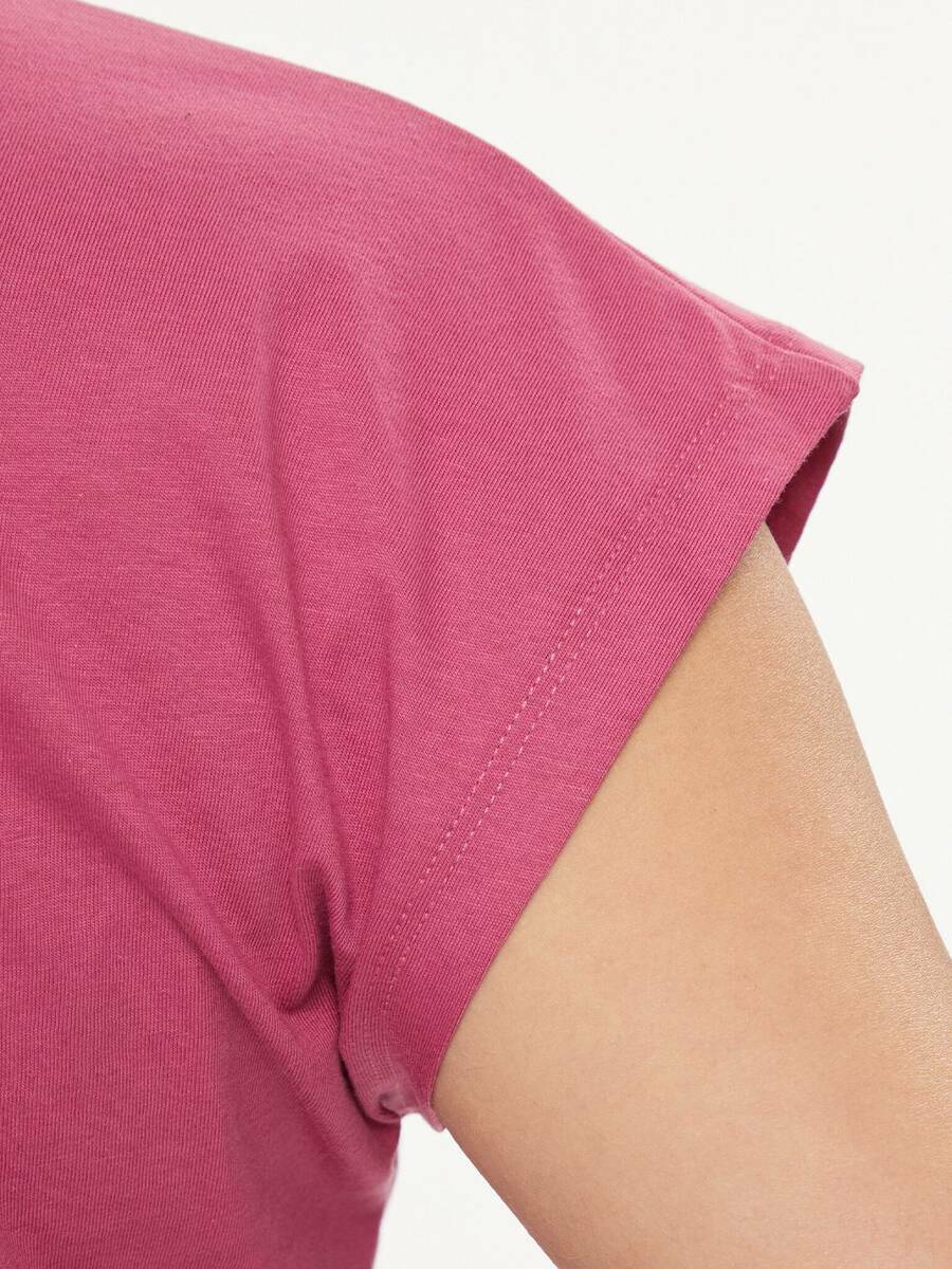 detail Pepe Jeans dámské růžové tričko Lory