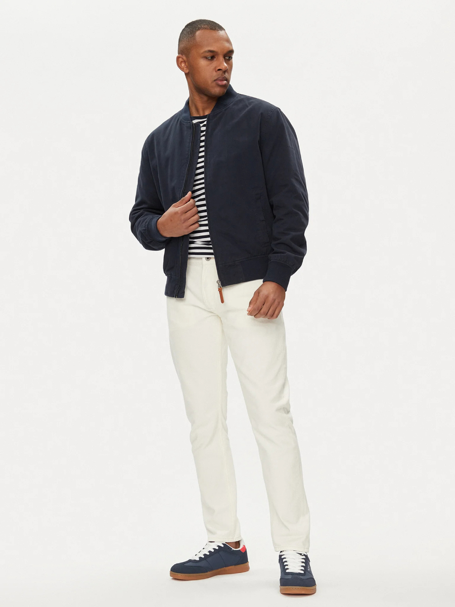 detail Pepe Jeans pánský tmavě modrý bomber