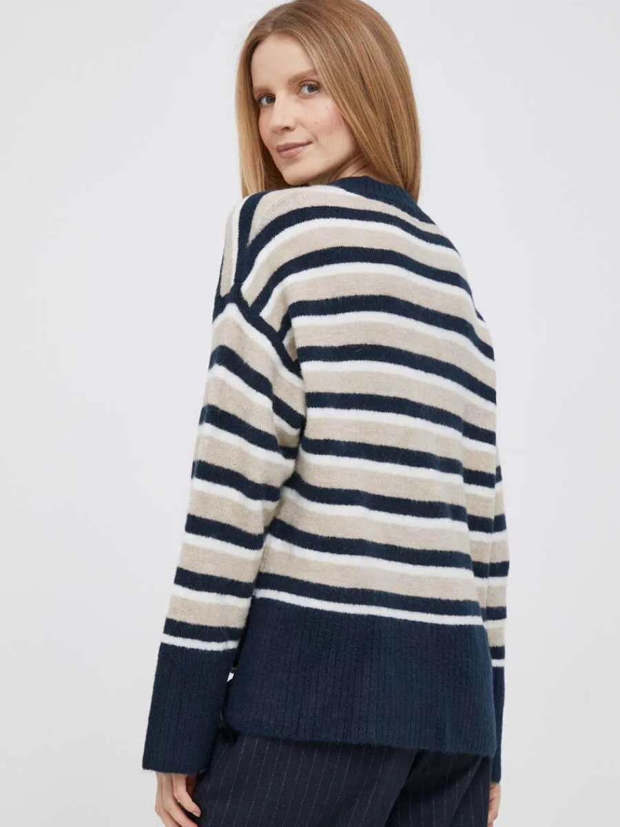 detail Pepe Jeans dámský pruhovaný svetr