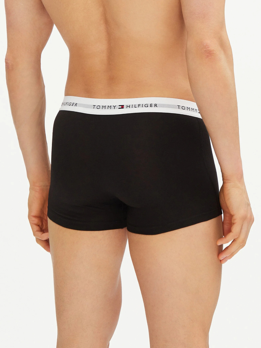 detail Tommy Hilfiger pánské černé boxerky 3 pack